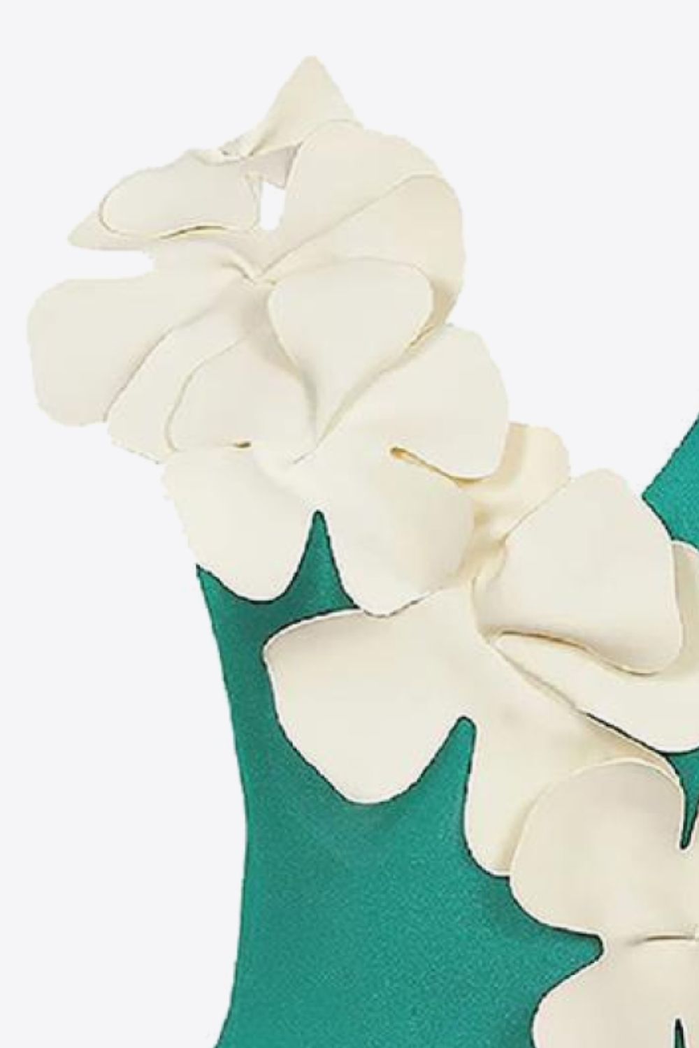 Hazel Blues® |  Flower Contrast One-Piece Swimsuit