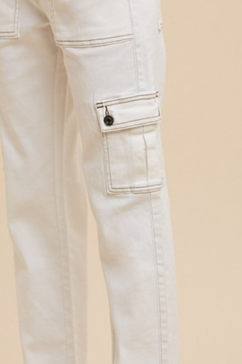 Hazel Blues® |  Annie Wear Straight Leg Jeans with Cargo Pockets