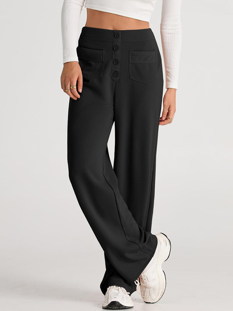 Hazel Blues® |  High Waist Wide Leg Pants