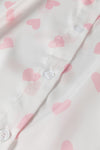 Hazel Blues® |  Heart Print Collared Neck Long Sleeve Shirt