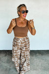 Hazel Blues® |  PREORDER: Plaid Behavior Wide Leg Pants