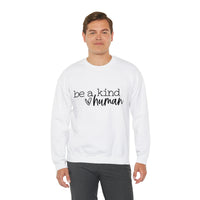 Hazel Blues® |  Be a Kind Human Crewneck Graphic Sweatshirt