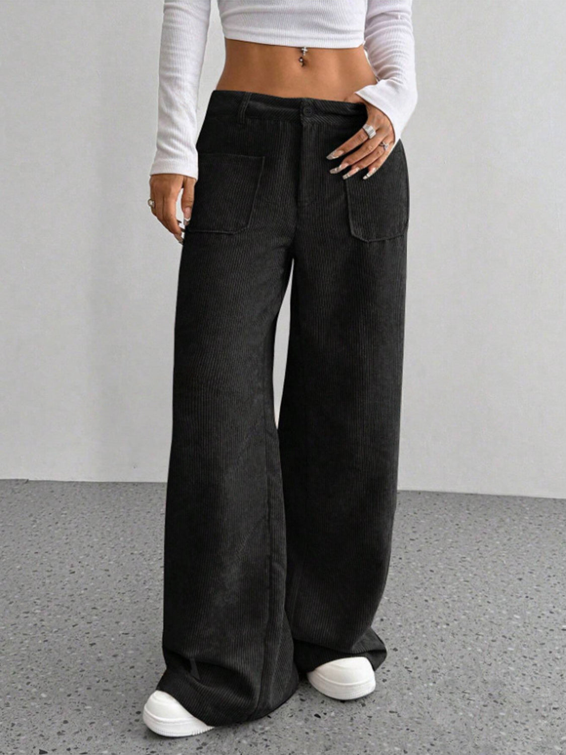 Hazel Blues® |  Wide Leg Pants with Pockets