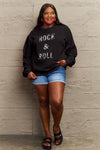 Hazel Blues® |  ROCK & ROLL Round Neck Sweatshirt
