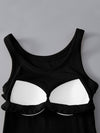 Hazel Blues® |  Round Neck Tank with Bra