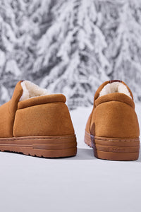 Hazel Blues® |  Letter M Suede Round Toe Slippers