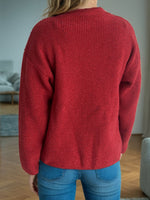 Hazel Blues® |  Solid Color Round Neck Long Sleeve Sweater