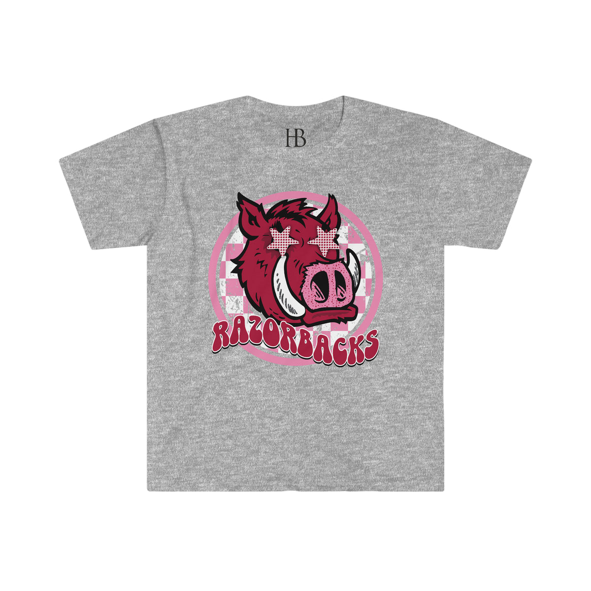 Hazel Blues® |  Razorbacks Softstyle Graphic T-Shirt