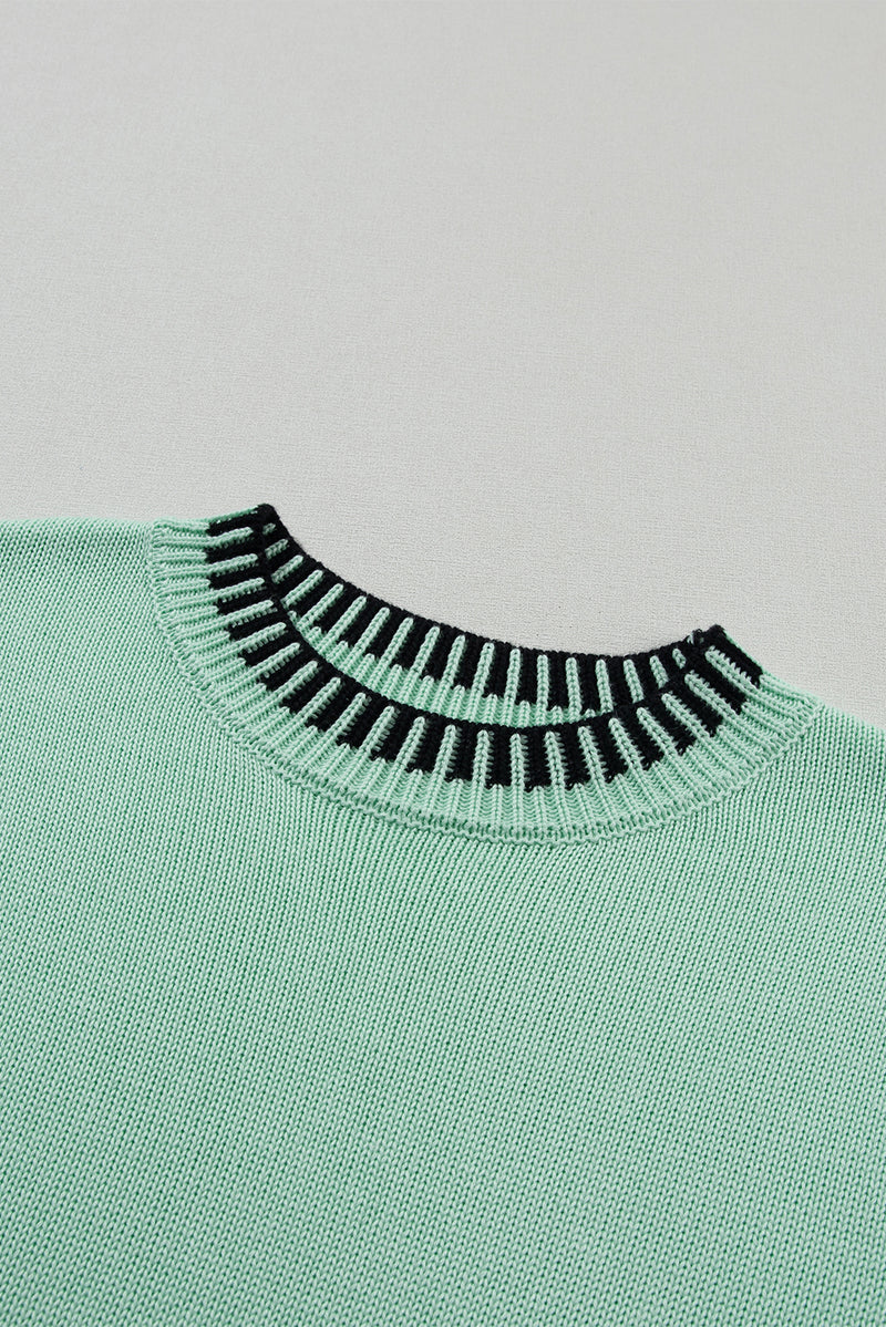 Hazel Blues® |  Round Neck Short Sleeve Knit Top