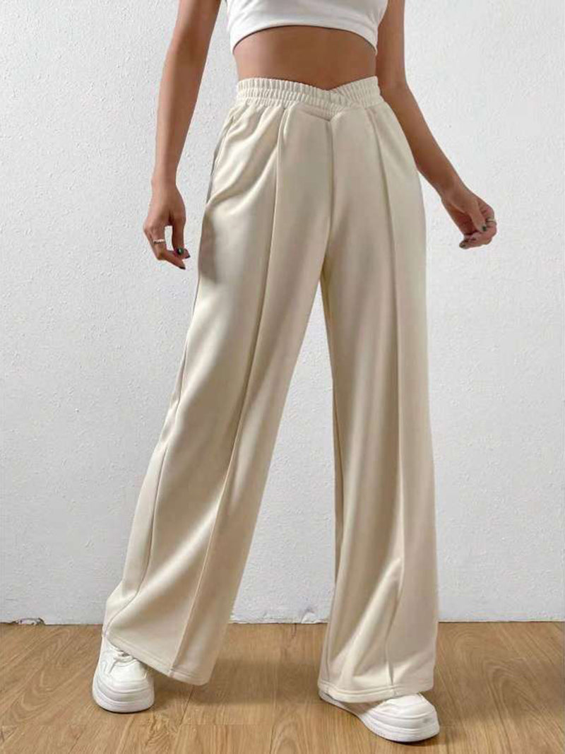 Hazel Blues® |  Elastic Waist Wide Leg Pants