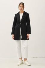 Hazel Blues® |  Be Cool Single Button Long Sleeve Coat with Pockets