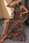 Hazel Blues® |  Tied Floral Sleeveless Dress