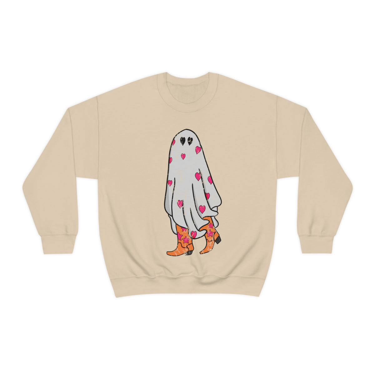 Hazel Blues® |  Boo in Boots Graphic Sweatshirt