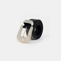 Hazel Blues® |  Studded Rhinestone PU Leather Belt