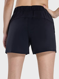 Hazel Blues® |  Elastic Waist Active Shorts