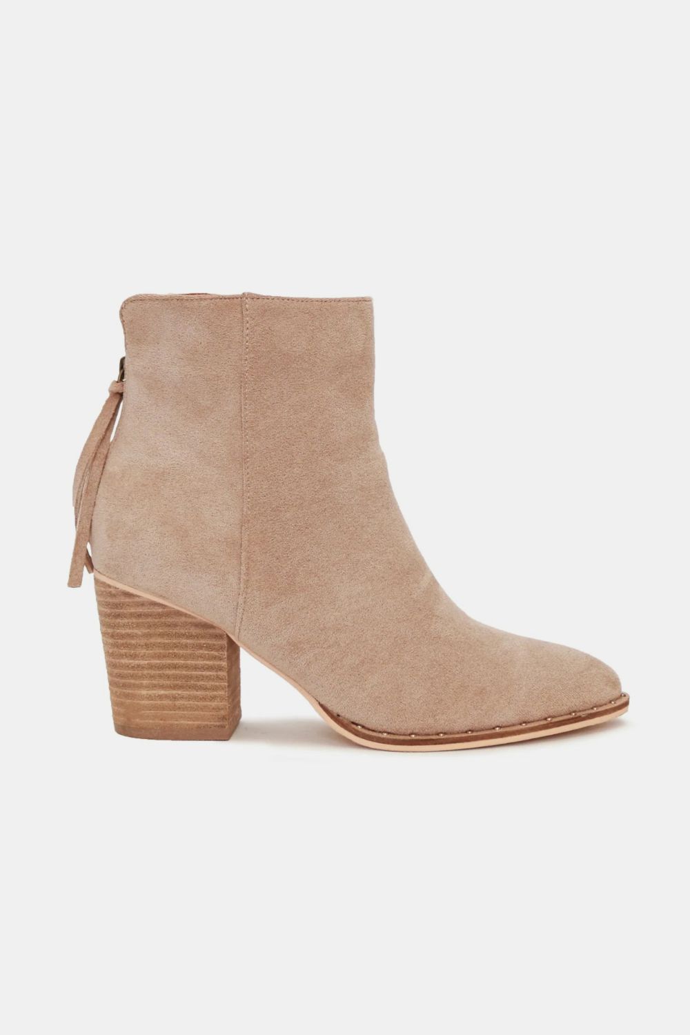 Hazel Blues® |  Beast Fashion Suede Point Toe Ankle Booties