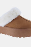 Hazel Blues® |  Weeboo Thick Bottom Fur Trim Snow Slippers