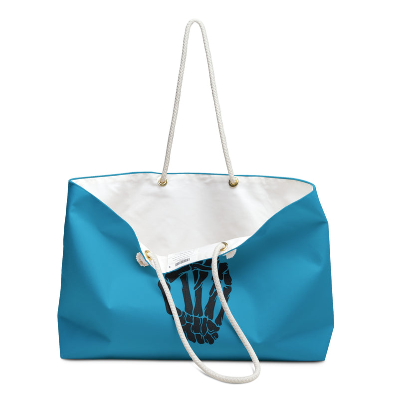 Hazel Blues® |  Skelton Peace Sign Weekender Bag