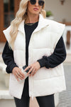 Hazel Blues® |  Zip Up Puffer Vest Coat with Pockets