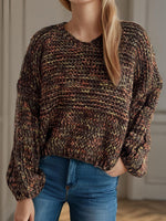 Hazel Blues® |  Dropped Shoulder Long Sleeve Sweater