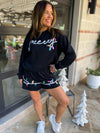 Hazel Blues® |  PREORDER: Merry Sequin Shorts Set