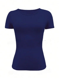 Hazel Blues® |  Round Neck Short Sleeve T-Shirt