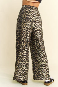 Hazel Blues® |  Davi & Dani Leopard Wide Leg Pants