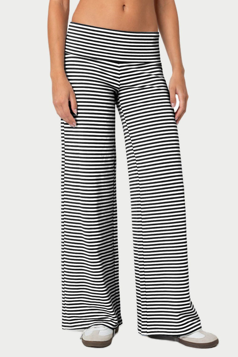 Hazel Blues® |  Striped Wide Leg Pants