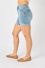 Hazel Blues® |  Judy Blue Tummy Control Denim Shorts
