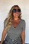 Hazel Blues® |  PREORDER: Calista Stripe Dress