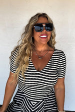 Hazel Blues® |  PREORDER: Calista Stripe Dress