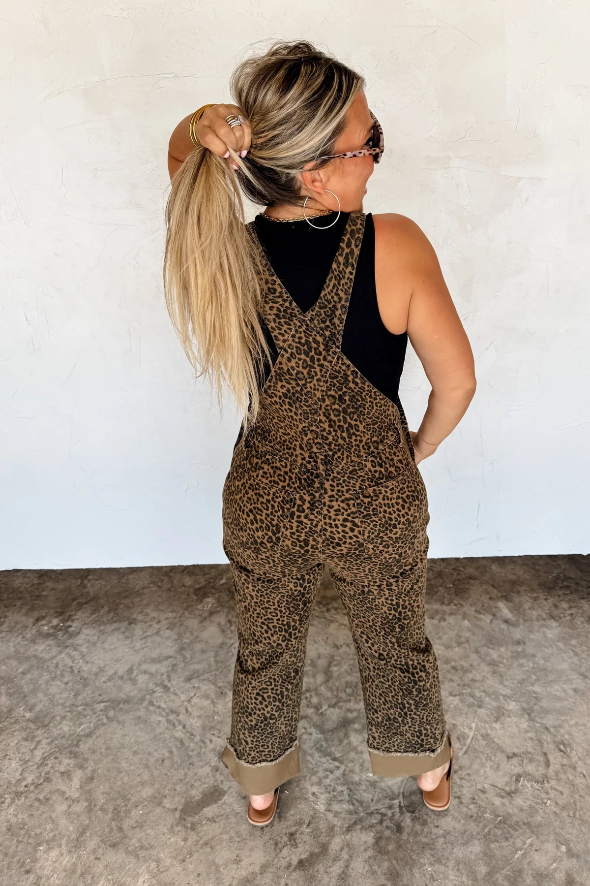 Hazel Blues® |  PREORDER: Dahlia Cheetah Overalls