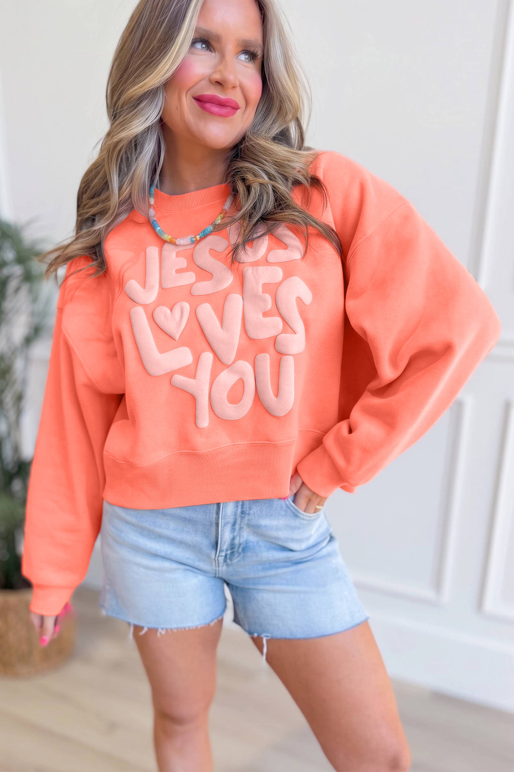 Piper Belle JESUS LOVES YOU Sweatshirt