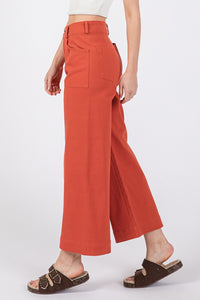 Hazel Blues® |  SAGE + FIG Wide Leg Cropped Pants