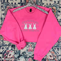 Hazel Blues® |  Cottontail Candy Company Embroidered Sweatshirt