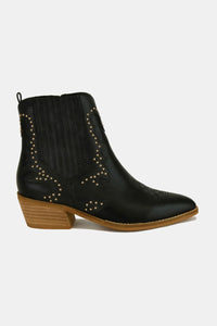 Hazel Blues® |  Beast Fashion Studded Detail Point Toe Boots