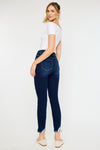 Hazel Blues® |  Kancan High Rise Frayed Ankle Skinny Jeans