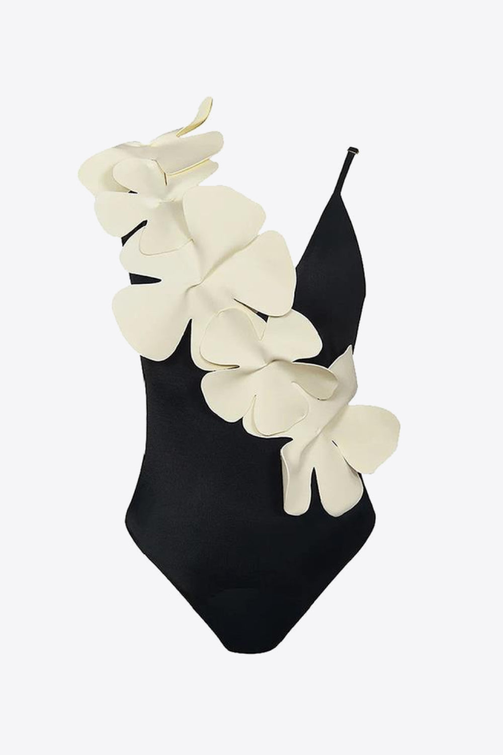 Hazel Blues® |  Flower Contrast One-Piece Swimsuit