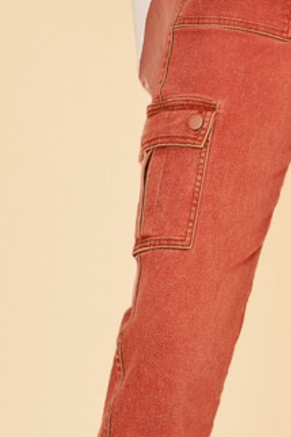 Hazel Blues® |  Annie Wear Straight Leg Jeans with Cargo Pockets