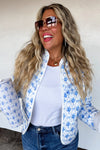Hazel Blues® |  Flora Jane Quilted Jacket