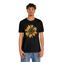 Hazel Blues® |  Sunflower Leopard Graphic Tee