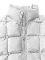 Hazel Blues® |  Pocketed Plaid Quilted Zip Up Winter Coat
