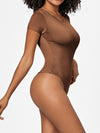 Hazel Blues® |  Round Neck Short Sleeve Bodysuit