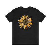 Hazel Blues® |  Sunflower Leopard Graphic Tee