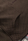 Hazel Blues® |  Plaid Half Zip Long Sleeve Sweatshirt