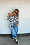 PREORDER: Juniper Bleached Plaid Top