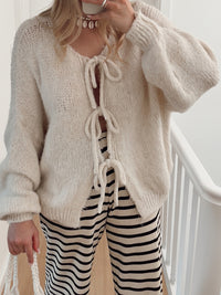 Hazel Blues® |  Tied Long Sleeve Dropped Shoulder Cardigan