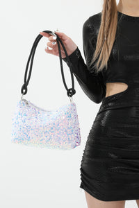 Hazel Blues® |  Sequin Double Strap Shoulder Bag