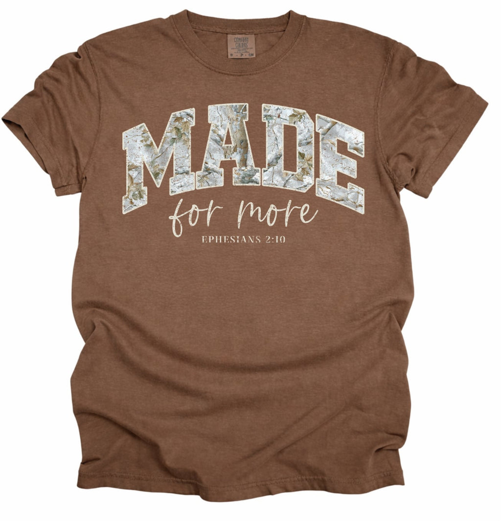 Made For More Espresso Graphic Tee