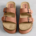 Hazel Blues® |  Open Toe Platform Sandals